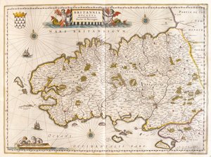 Bretagne, dans "Theatrum Orbis Terrarum, sive Atlas Novus" de Willem Blaeu, Amsterdam - Willem Blaeu