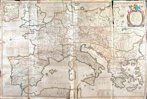 Europe et Asie occidentale, dans "Theatrum Orbis Terrarum, sive Atlas Novus" de Willem Blaeu, Amsterdam