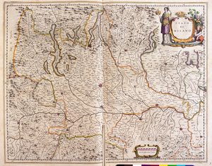 Lombardie, Italie, dans "Theatrum Orbis Terrarum, sive Atlas Novus" de Willem Blaeu, Amsterdam - Willem Blaeu