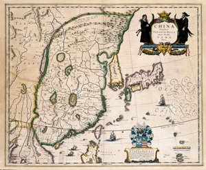 Carte de la Chine, du Japon et de la Corée (gravure)