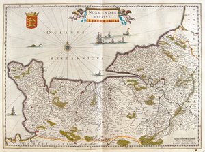 Normandie, dans "Theatrum Orbis Terrarum, sive Atlas Novus" de Willem Blaeu, Amsterdam - Willem Blaeu