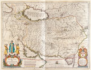 Empire perse, dans "Theatrum Orbis Terrarum, sive Atlas Novus" de Willem Blaeu, Amsterdam - Willem Blaeu