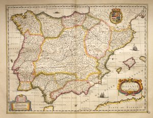 Espagne du Theatrum Orbis Terrarum par Willem Bleau, Amsterdam