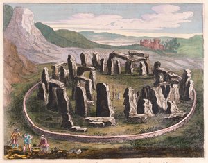 Stonehenge, dans "Theatrum Orbis Terrarum, sive Atlas Novus" de Willem Blaeu, Amsterdam