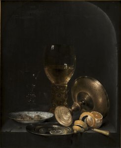 Nature morte. Petit déjeuner dans une niche en pierre - Willem Claesz. Heda