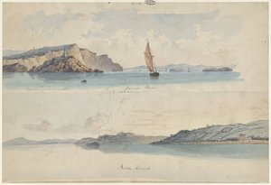 Deux vues côtières anglaises : Baie de Swansea et Canal de Bristol