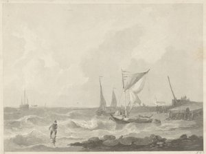 Bateaux de pêche près d