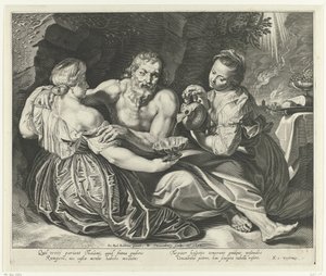Lot enivré par ses filles - Willem Isaacsz. van Swanenburg