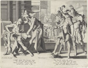 Jugement de Cambyse, Thronus Justitiae (titre de la série) - Willem Isaacsz. van Swanenburg