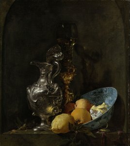 Nature morte avec aiguière en argent