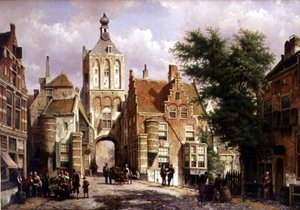 Le Binnenpoort de Culemborgh - Willem Koekkoek