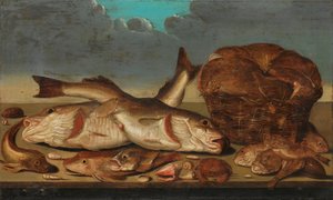 Nature morte avec poisson - Willem Ormea