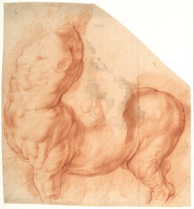 Centaur Apprivoisé. Sculpture antique vue de gauche