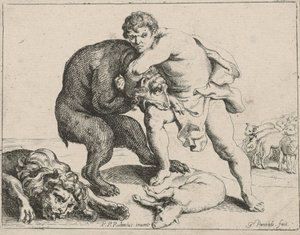 David tue un lion et un ours