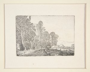 Route au bord de la forêt, Planche 4 de la série Les Paysages - Willem Pietersz. Buytewech