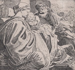 La Sainte Famille au repos - Willem Pietersz. Buytewech