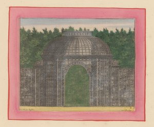 Laubengang mit Tor für eine Hecke in den Gärten von Versailles - Willem Swidde