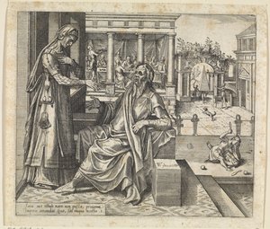 Sara demande à Abraham de renvoyer Agar et Ismaël - Willem Thibaut