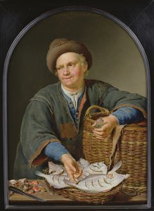 Le Vendeur de Poissons - Willem Van Mieris