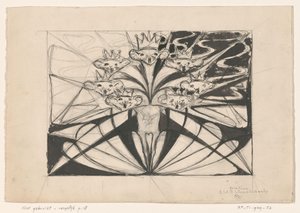 Sept têtes de souris couronnées - Ludwig Willem Reymert Wenckebach