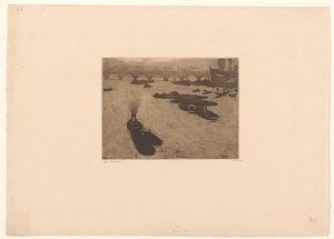 Bateaux sur la Tamise à Londres - Willem Witsen (signed by artist)