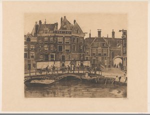 Vue sur la place de la Bourse à Amsterdam