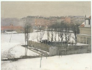 Vue sur le parc de l