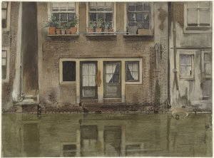 Maison sur un canal à Amsterdam