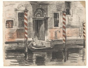 Maison sur le Grand Canal à Venise, avec des notes de couleur