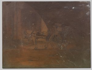 Carrosse sous Waterloo Bridge, Londres - Willem Arnoldus Witsen