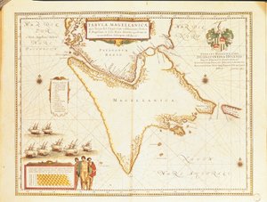 Détroit de Magellan, du Theatrum Orbis Terrarum