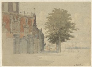 La porte Groothoofd à Dordrecht - Willem de Haas Hemken