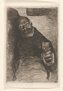 Buveur (Homme avec un verre levé)