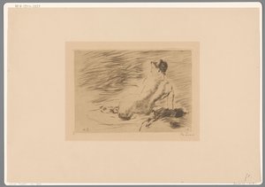 Femme nue allongée - Willem de Zwart (signed by artist)