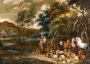 Saint François avec les animaux