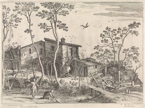 Paysage avec Tobie et l