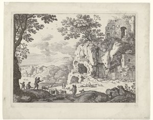 Paysage avec une ruine - Willem van Nieulandt (II)