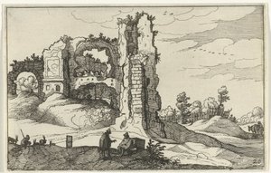 Ruine avec une porte - Willem van Nieulandt (II)