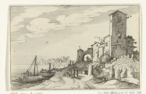 Tour et porte sur la côte - Willem van Nieulandt (II)