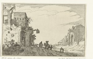 Route entre des ruines - Willem van Nieulandt (II)