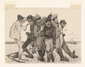 Récolte 1918. Gerbe de blé moderne - Willem van Schaik (signed by artist)
