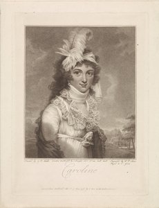 Portrait de Caroline Amalia Elisabeth de Brunswick-Wolfenbüttel