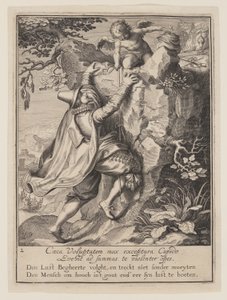 Un jeune homme gravissant une colline avec l
