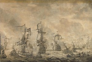 Bataille entre les flottes néerlandaise et suédoise, dans le détroit, 8 novembre 1658