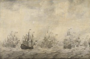 Épisode de la bataille des quatre jours, 11-14 juin 1666, de la deuxième guerre anglo-néerlandaise, 1665-67