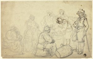 Scène paysanne - Willem van de Velde I