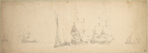Navires hollandais en mer, 28 mai-7 juin 1665