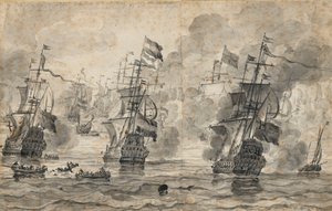 La bataille de Scheveningen, 31 juillet 1653 : le dernier passage de la bataille