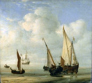 Mer calme - Willem van de Velde the Younger