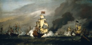 La Bataille de Texel - Willem van de Velde the Younger